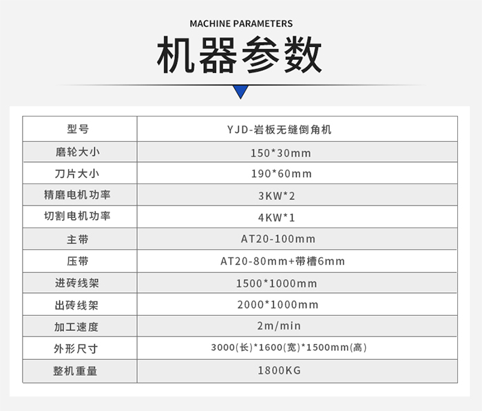 机器参数